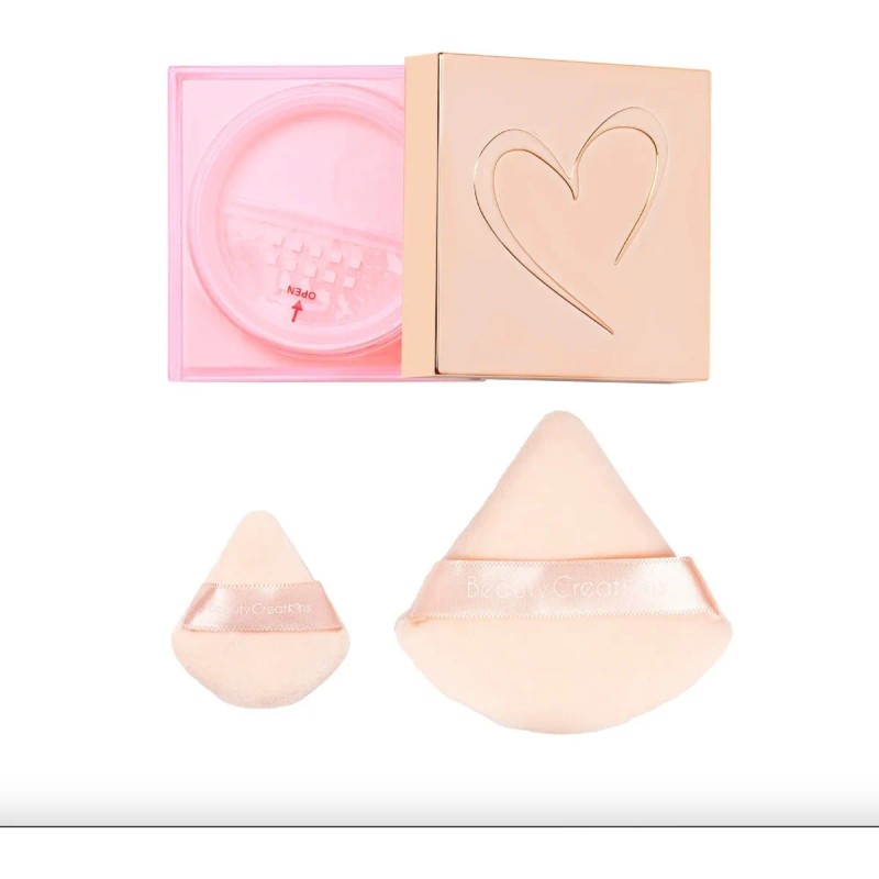 Set Polvo Traslucido + Esponjas Bye Filter Beauty Creations®