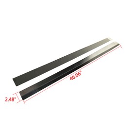 Fundyliue 2 Pcs RV Slide Out Ski Set Floor Saver Corner Edge Protector Tracks Prevent Sticking/Catching Replacement for Floor Prevents Scratches and Scrapes (Do Not Include Butyl)