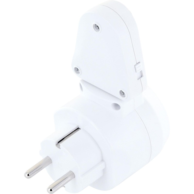SCHWAIGER 661552 Intermediate Socket PIR Motion Sensor Socket Adapter Light