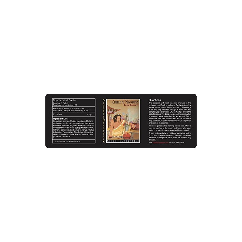Siddhi Energetics Chulen Ngakpo - Tibetan Deep Energy Supplement