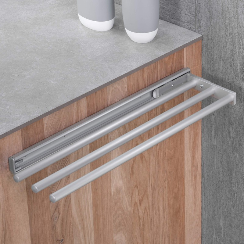 Gedotec Towel Rail | H6008 | 3-Arm Extendable Towel Rail