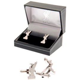 Liverpool FC Liverbird Crest Mens Stainless Steel Cufflinks