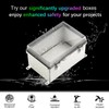QILIPSU UL94-V0 PC/ABS Alloy Plastic Waterproof Junction Box, 11.8"x7.9"x6.7" IP66