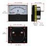 Heschen Rectangle Panel Mounted Current Meter Tester Ammeter Dh-670 AC