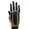 Fuqimanman2020 Punk Adjustable Chain Finger Rings Bracelet Hand Harness Layered