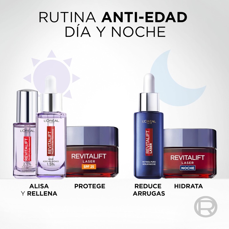 L'Oréal Paris Routine Day and Night Serum Filler and Laser