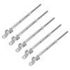 5PCS Thread Swage Lag Screw Stainless Steel 3/16in Cable Railing