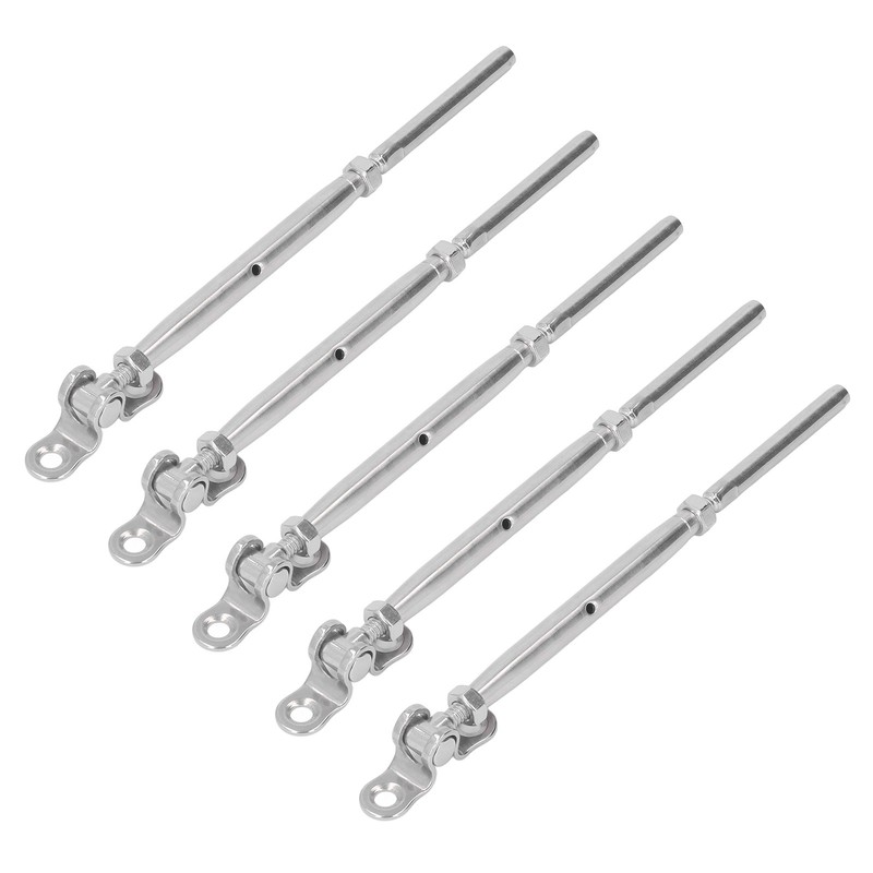 5PCS Thread Swage Lag Screw Stainless Steel 3/16in Cable Railing