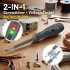 2Pcs High Torque Voltage Tester Screwdriver Set, 2-in-1 Non Contact/Contact