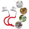 LIFEDYLUK 15 x Hooks for Garden Tools, Garden Tools Hanging,