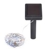 Solar Powered String Lights, 100 LED Copper Wire Lights, Waterproof