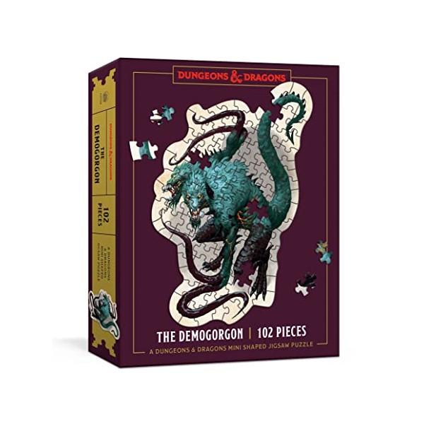 Dungeons & Dragons Mini Shaped Jigsaw Puzzle - The Demogorgon