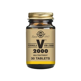 Solgar Formula VM-2000, 30 Tablets - - Multivitamin - Daily Wellbeing and Immunity - Rich in Antioxidants - Vegan, Gluten Free and Kosher