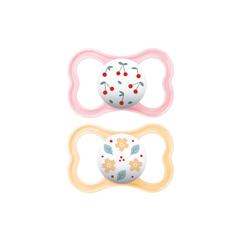 MAM Air Soothers Set of 2 Rubber with Dummy Box,