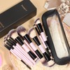 MAGEFY Makeup Brushes 12Pcs with Bag, Double-End Multi-functional for Foundation