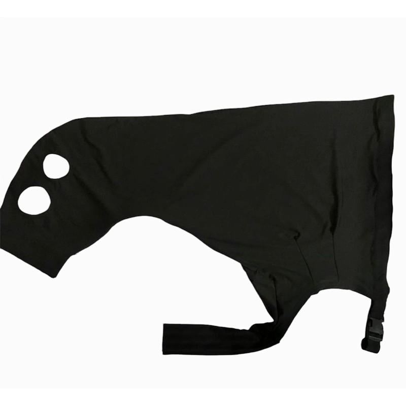 Majestic Ally Stretch Lycra Horse Hood with Zipper (Small, Turquoise)
