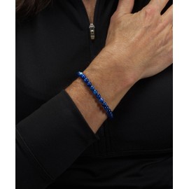 Cherry Tree Collection - Small, Medium, Large Sizes - Gemstone Beaded Bracelets For Women and Men - 6mm Round Beads (Kyanite - Small)