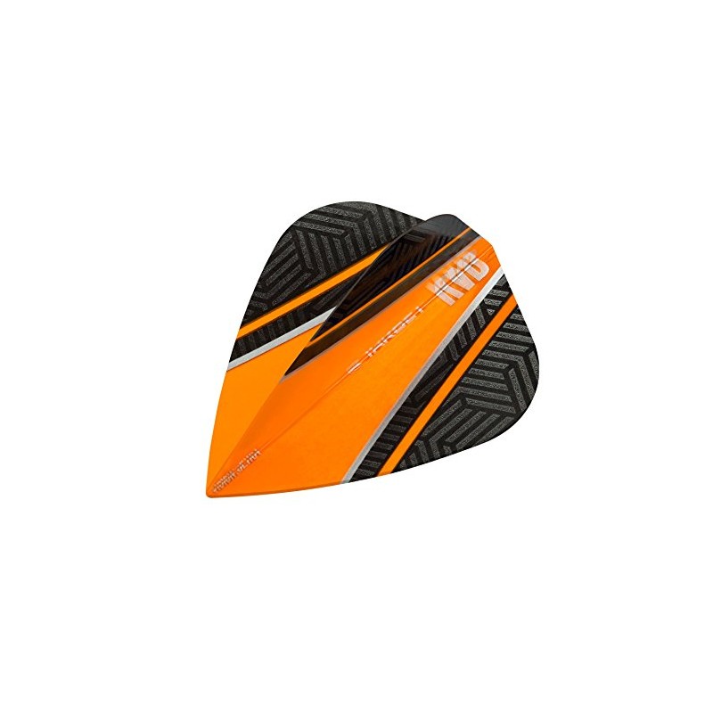 Target Pro 100 Vision Ultra RvB Curve Flights Schwarz-Orange, 3