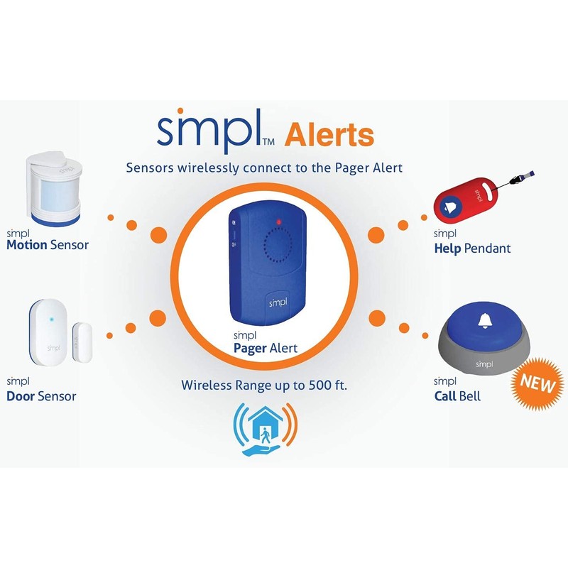 SMPL Add-On SOS/Help Pendant - Part of the smpl Alerts