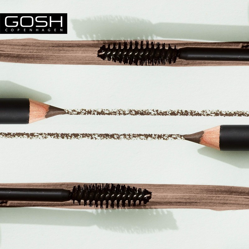 GOSH Eyebrow pencil for thicker brows, precise application for perfectly