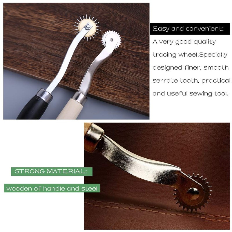 LUNARM 3 Pcs Tracing Wheel Sewing Tool, Needle Point Tracing