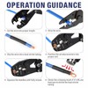 iCrimp IWS-8200A Battery Lugs and Open Barrel Connectors Crimping Tools