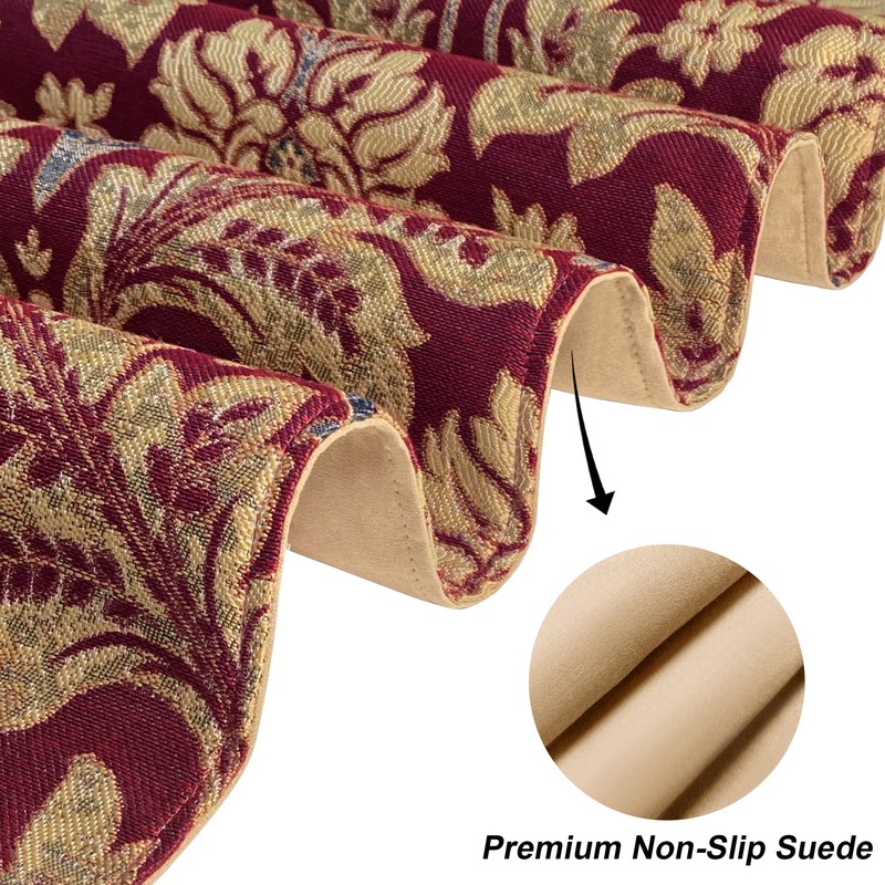 Loom and Mill Luxury Jacquard Table Runner 108 inches Long,