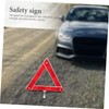 BUGUUYO Roadside Emergency Triangle Reflective Plastic Car Warning Sign Symbol