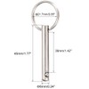 TA-VIGOR 2Pcs Quick Release Pins, 6mm Dia 45mm Length Bimini