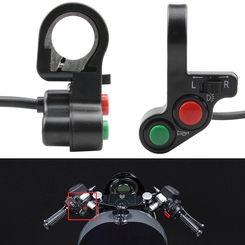 7/8 Inch 22 mm Handlebar Multifunctional Motorcycle Off-Road Horn Indicator