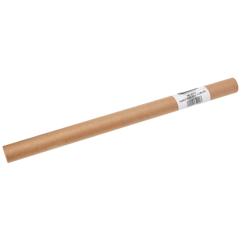 Sumbox Educational Times Tables Maths Poster Wall Chart - Blue,