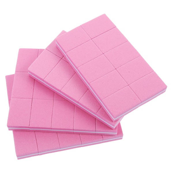 FOMIYES 50pcs Nail Sponges Manicure Tools Nail Buffer Block for