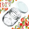 KADAX Mini Jars 40 ml, Preserving Jars, Spice Jars with
