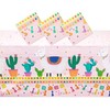 Sparkle and Bash Plastic Tablecloth, Llama Birthday Party Supplies (54