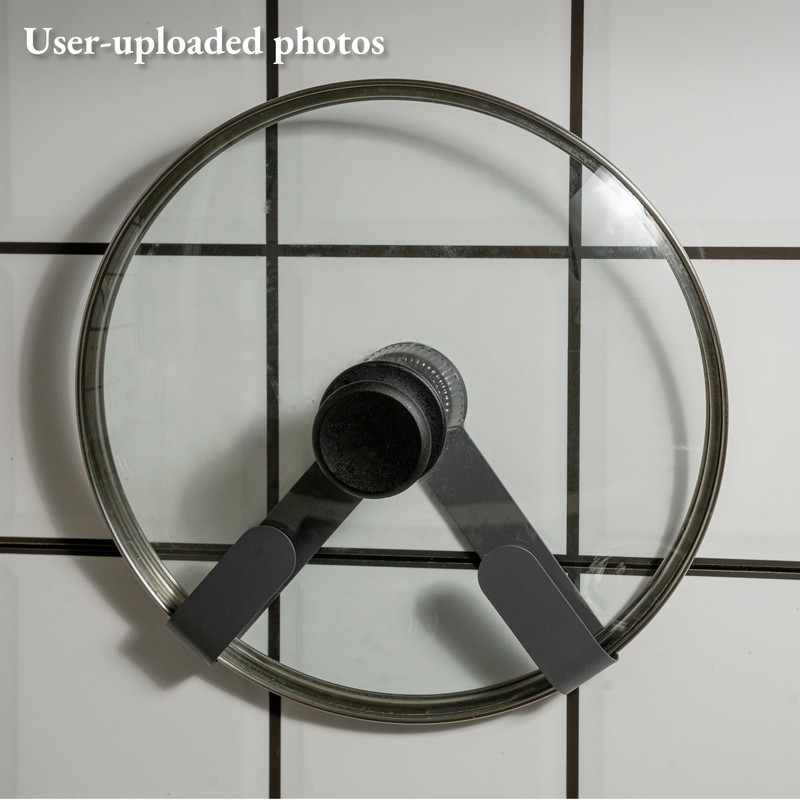 VIREYA Pot Lid Rack Organizer holder for Cabinet Door/Wall With
