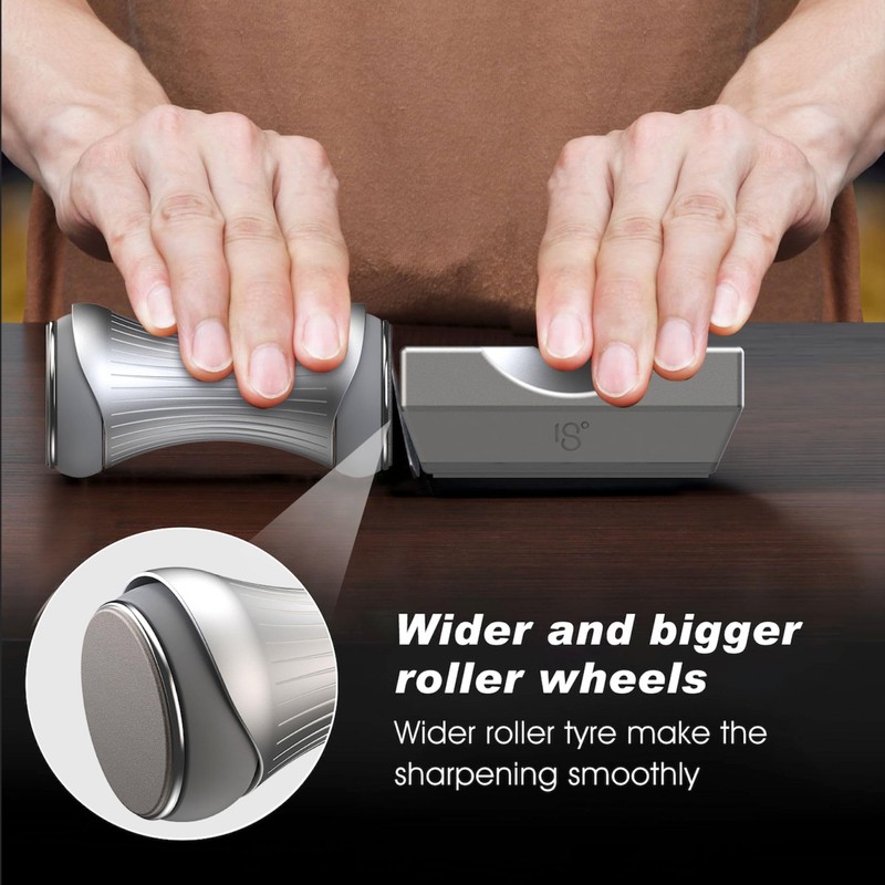yourAAAwatch Onze Rolling Knife Sharpener | 15 18 Degree Knives
