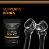 Vitamin D3 + K2 Capsules | 5000 IU Vitamin D3
