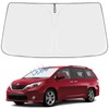 Parasol plegable para parabrisas delantero, ajuste personalizado 2020-2011 Toyota Sienna