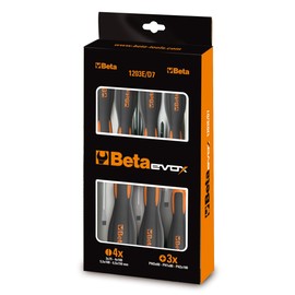 Beta 1203E/D7 Set of 7 Evox Slotted and Phillips® Screwdrivers
