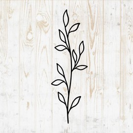Flower Bouquets Wall Decals - Flower Bouquets Wall Stickers - Minimalistic Minimalist Floral Botanical Leaves Branches Silhouette - Car Window Tumbler Laptop Bedroom Room Home Decor DWSV13272