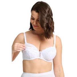 Sans Complexe Women's Arum Baby Maternity Bra, (Blanc Gcc)