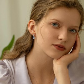 63 Pairs Dainty Stud Earrings Pack for Women Hypoallergenic Multiple Earrings Set Cute Moon Lock Stars Faux Pearl Studs Jewelry Gift (SY134233777)