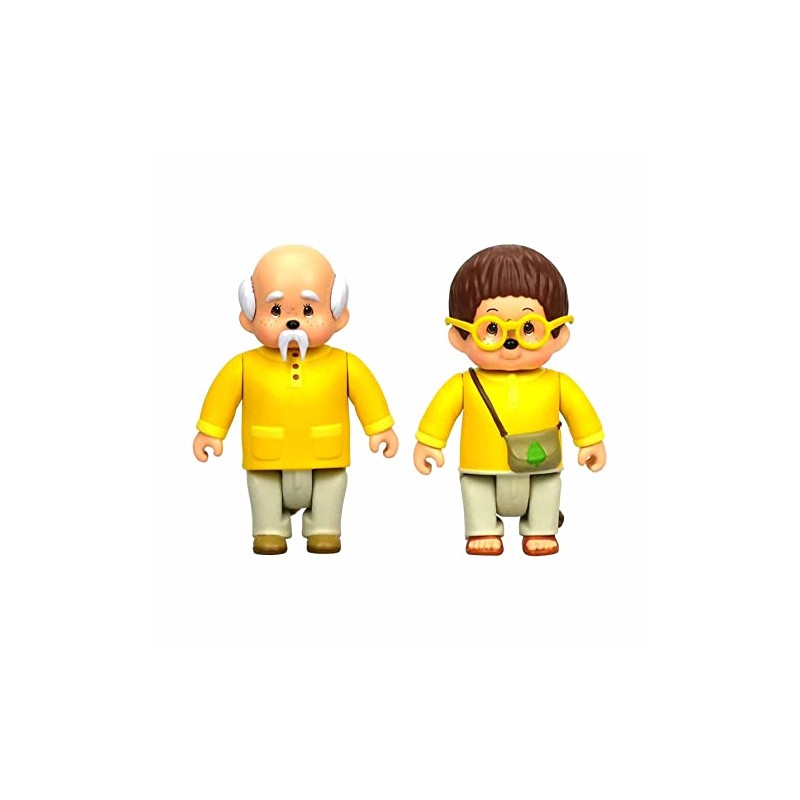 Monchhichi 7.5 cm Leaf and Sylvius Articulated Figurines (Set of