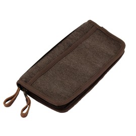 Outbacker Card & Passport Case with Zip with Lots of Space in 8 Card Slots & Passport Slot, brown