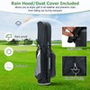 Costway 14-Way Divider Golf Bag Stand Waterproof Rain Hood Cooler