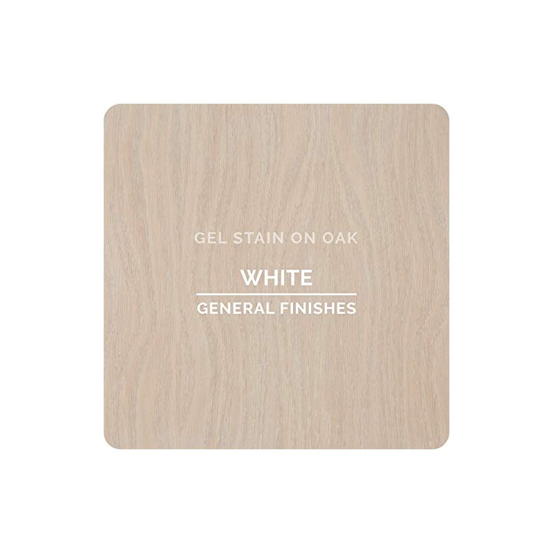 General Finishes Oil Base Gel Stain, 1 Half-Pint, White