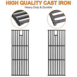 Grill Grates for Bull BBQ Replacement Parts, Bull 527036, 18248, 18249, 47628AGA, 47628CE, 47629, 87001, 87002, 87048, 26039, 44000, 44001, 26001, 26002, 26038, 44328, 44329, 47628, 87048CE, Cast Iron