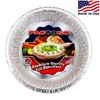 Pactogo 11" Aluminum Foil Pie Pan Extra-Deep Disposable Tin Plates