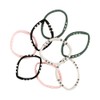 Goody Sport Seamless Elastics Silicone Green Pink 8CT