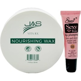 JAS Vita RX Nourishing Nutriwax for styling 4 Oz "Free Lip Plumping Gloss 10 Ml"